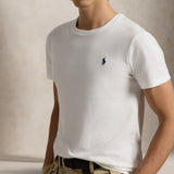 POLO RALPH LAUREN T-Shirt uomo Custom Slim-Fit Bianco
