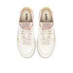 Sneakers donna Medalista Low in pelle Lemon e Silk AULW NE14 AUTRY 