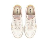 Sneakers donna Medalista Low in pelle Lemon e Silk AULW NE14 AUTRY 