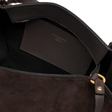 Borsa donna Bloom in pelle scamosciata Moka BS12037 CM PL 974 GIANNI CHIARINI 