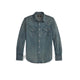 Camicia uomo Western in denim Dark Wash 782505188 002 RRL 