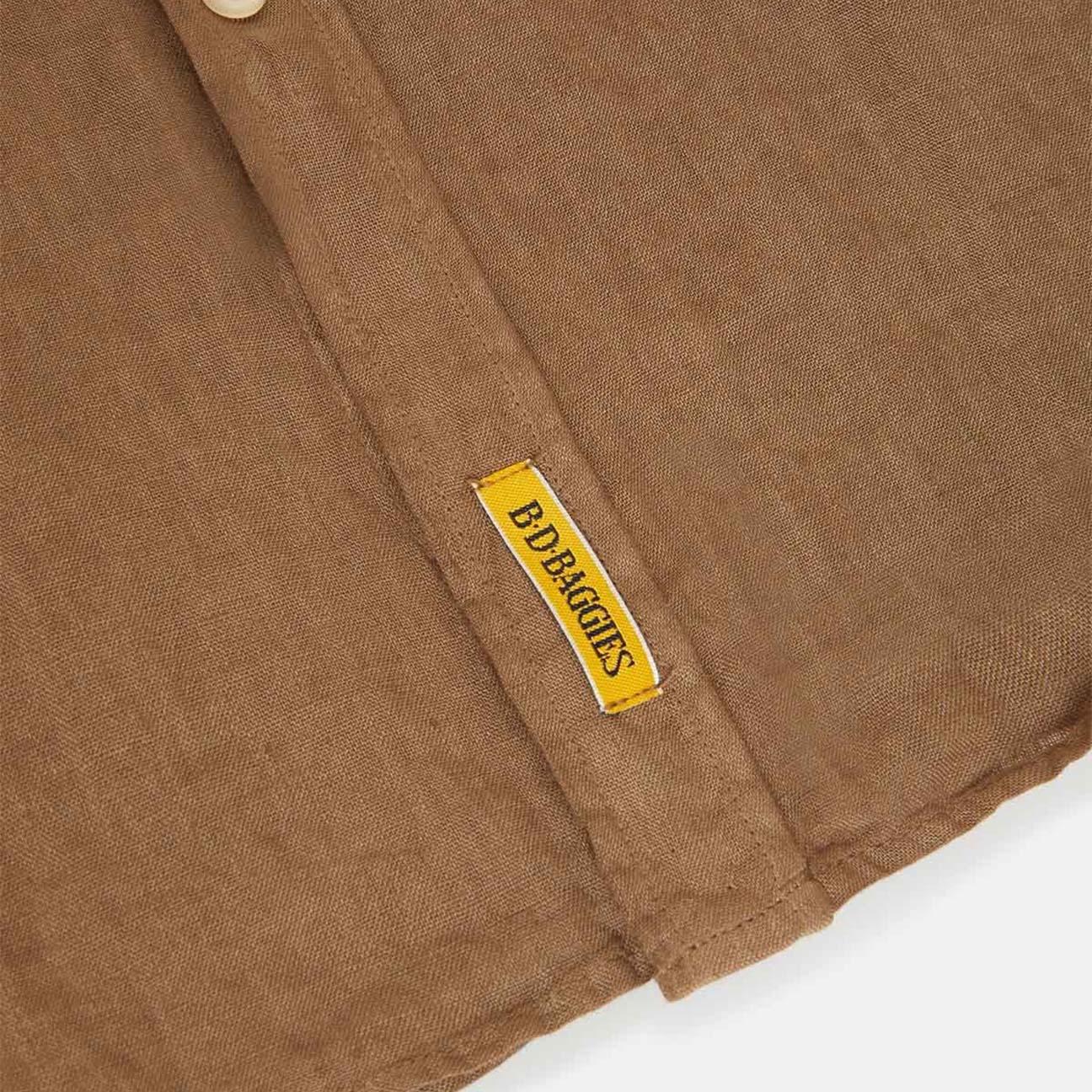 Camicia uomo in lino Bradford Tabacco BRAD TC TC162 M04 B.D. BAGGIES 