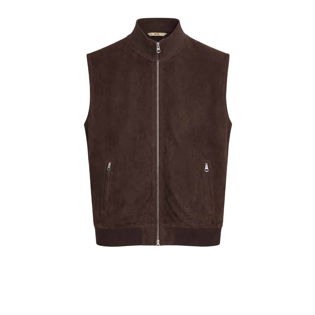 Gilet uomo in suede Marrone 1614 SUEDE MARRONE H.C.R. 
