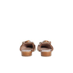 Slingback donna Mimma in tessuto a righe Beige MIMMA SAND COGNAC ROBERTO FESTA 