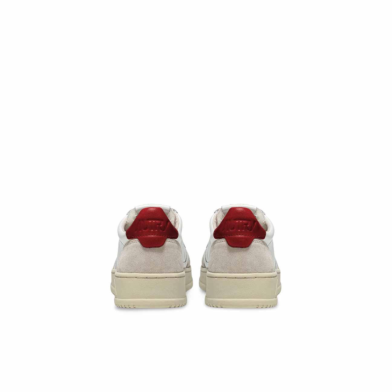 Sneakers uomo Medalist Low LS43  in pelle e suede Rosso AULM LS43 AUTRY 
