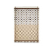 Scialle in seta stampata Multicolor Beige  e Marrone