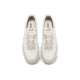 Sneakers uomo Medalist Low LS33  in pelle e suede Bianco AULM LS33 AUTRY 