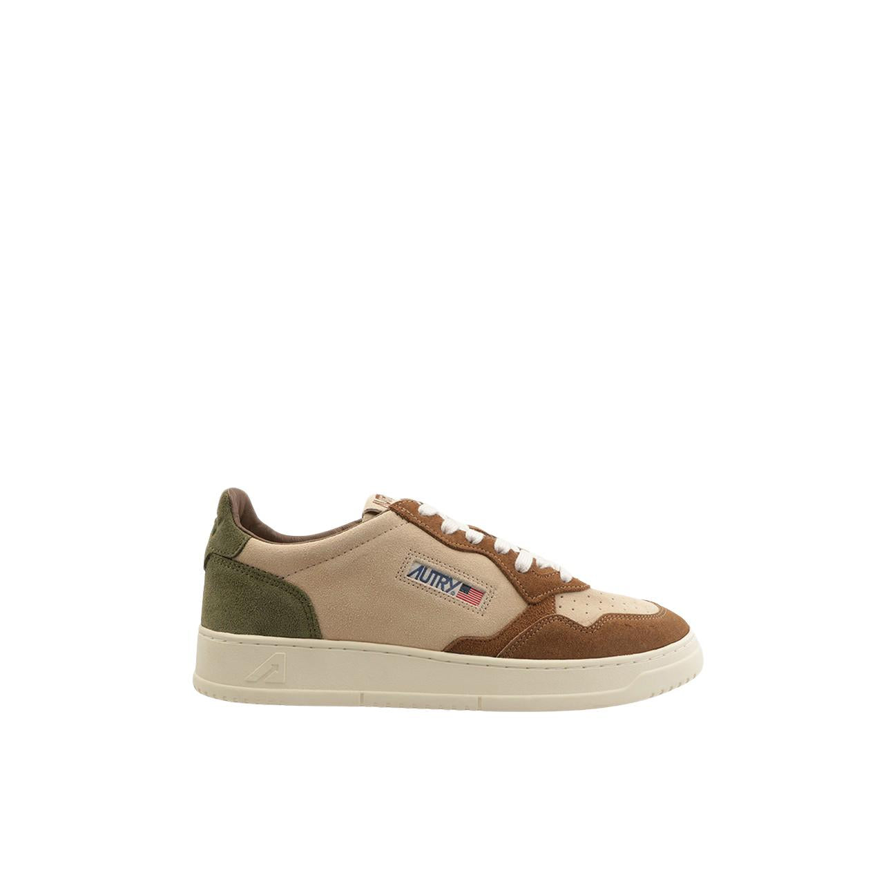 Sneakers uomo Medalist Low suede Tricolor Capper AULM TS17 AUTRY 