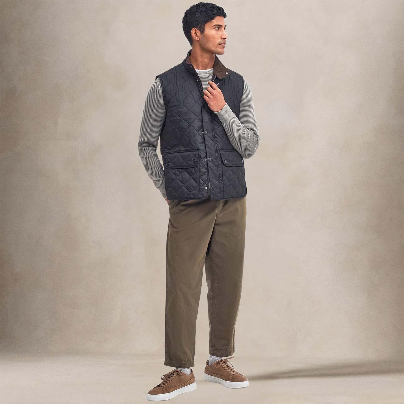 Gilet uomo New Lowerdale Blue MGI0245 NY71 NAVY BARBOUR 