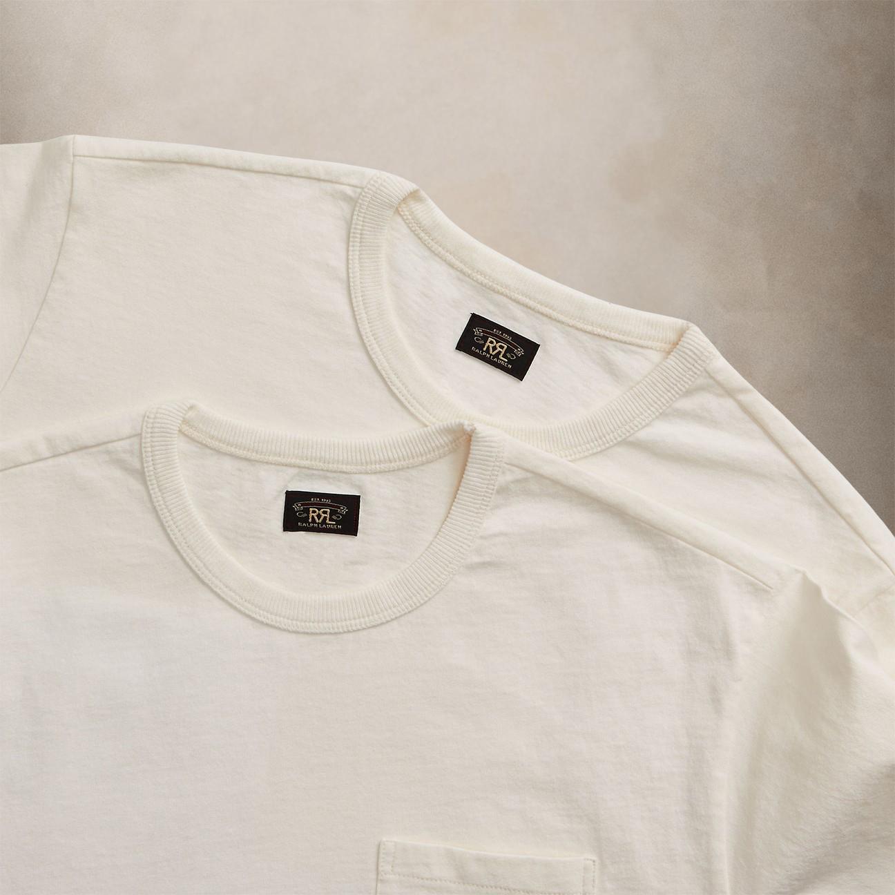 T-Shirt pack uomo in cotone Warm White 782919472001 WARM WHITE RRL 