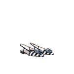Slingback donna Mimma in tessuto a righe Blue MIMMA BLUE ROBERTO FESTA 