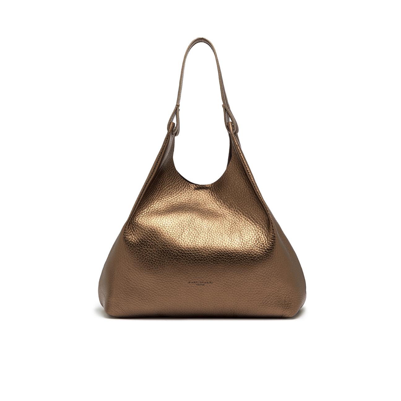 Borsa donna Dua in pelle Bronzo BS9720 RNGDBL 14204 TOASTED MORO GIANNI CHIARINI 