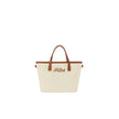 Borsa donna mini City Bag in nylon  Panna
