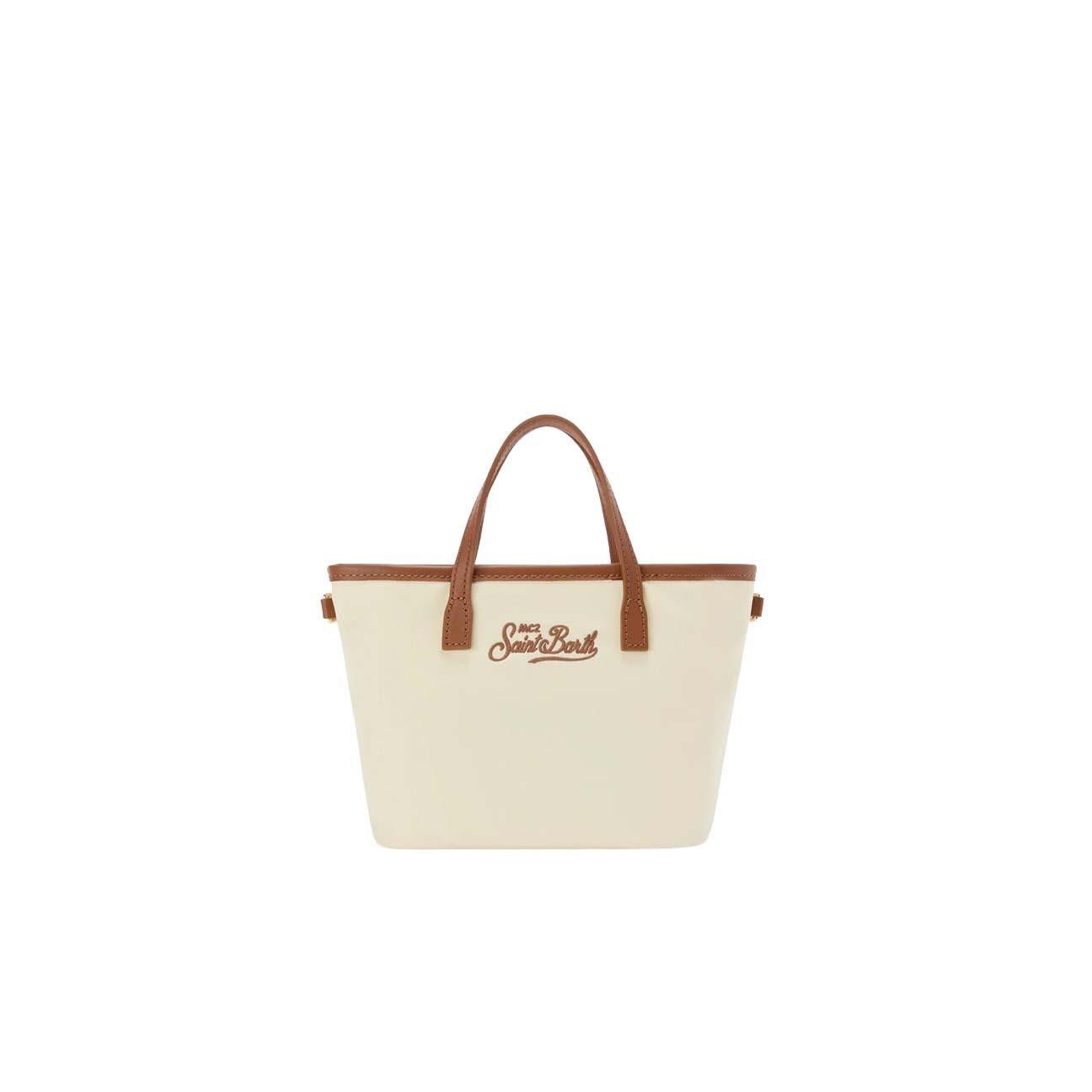 Borsa donna mini City Bag in nylon  Panna CB0005 01818L  1018 MC2 SAINT BARTH 