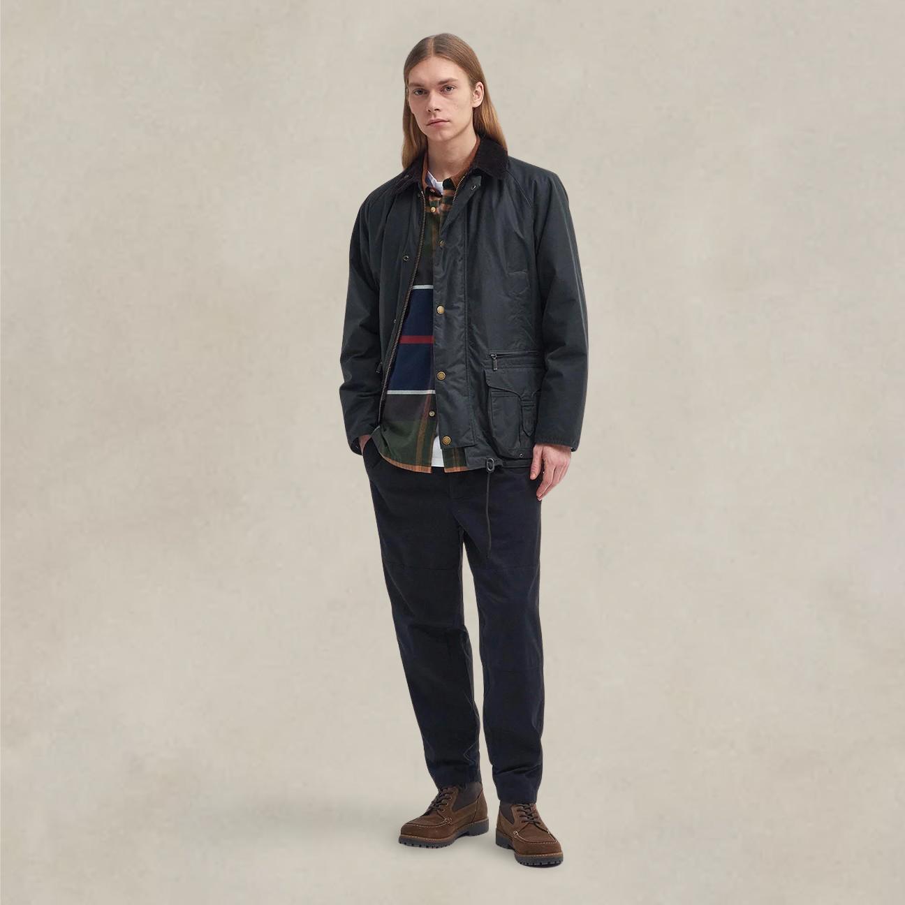 Giacca uomo cerata Modified Beaufort MWX2336 SG51 SAGE BARBOUR 