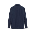 Overshirt uomo in lino St Malo Blue ST MALO LINO NAVY CHESAPEAKE'S 