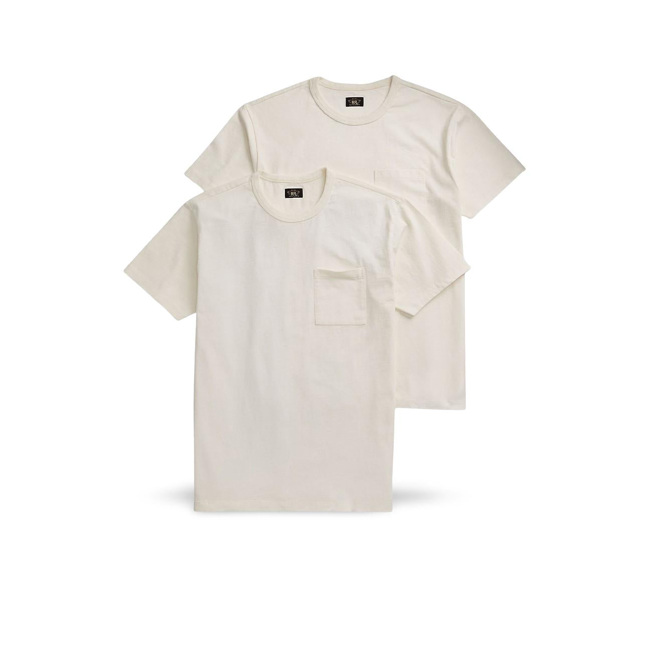 T-Shirt pack uomo in cotone Warm White 782919472 001 RRL 