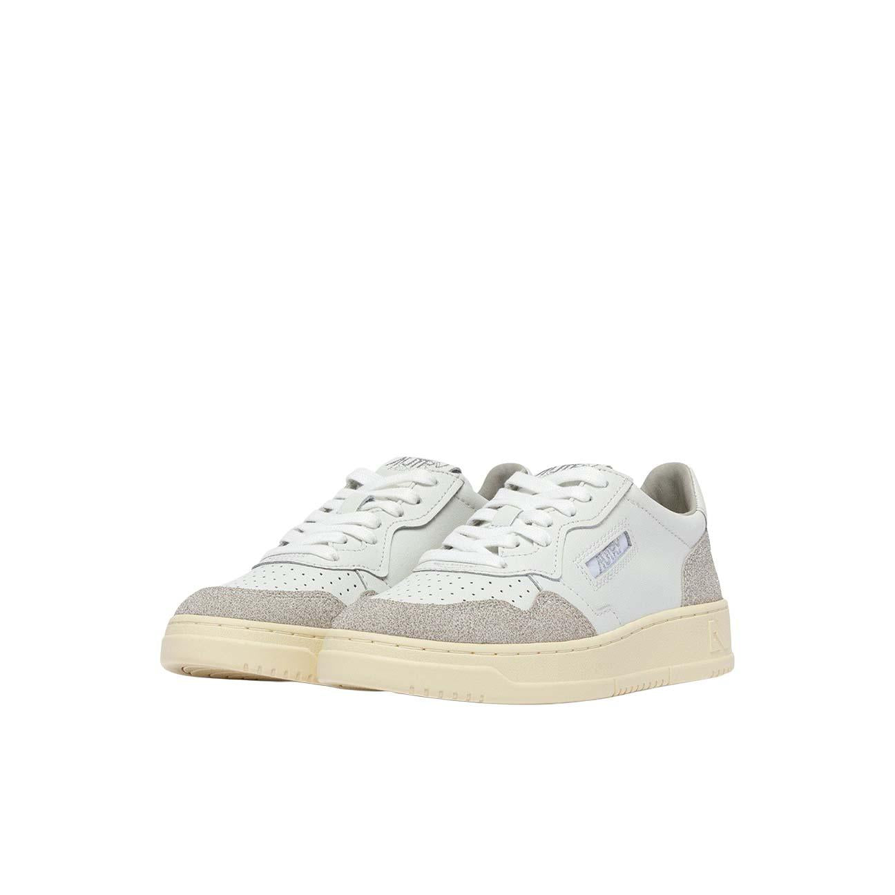 Sneakers donna Medalist Low in pelle Stars Grey AULW PK01 AUTRY 