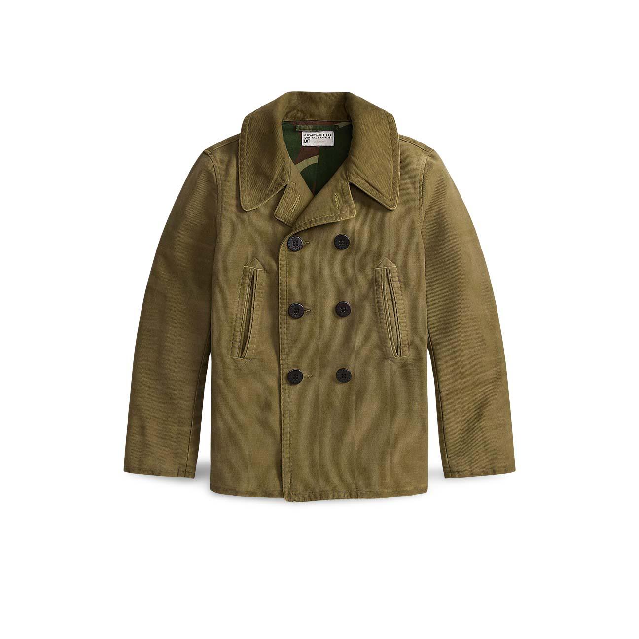 Peacot uomo Verde in cotone  Verde Militare 782P05090 001 RRL 