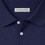 Polo uomo in cotone Blue PL1ML CR14R 890 Broadway & Spring 