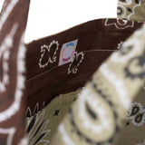 Borsa Picnic  in bandana matelassè Marrone CASACPICNI BEIGE BROWN CALL IT BY YOUR NAME 