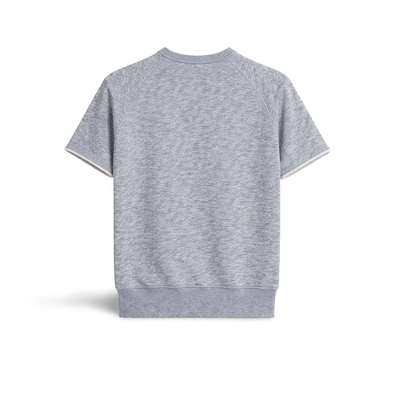 Felpa uomo in cotone Glendale Grigio GLENDALE GREY MELANGE CHESAPEAKE'S 