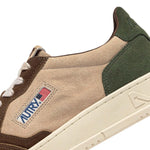 Sneakers uomo Medalist Low in suedeTS27  Beige e Verde AULM TS17 AUTRY 