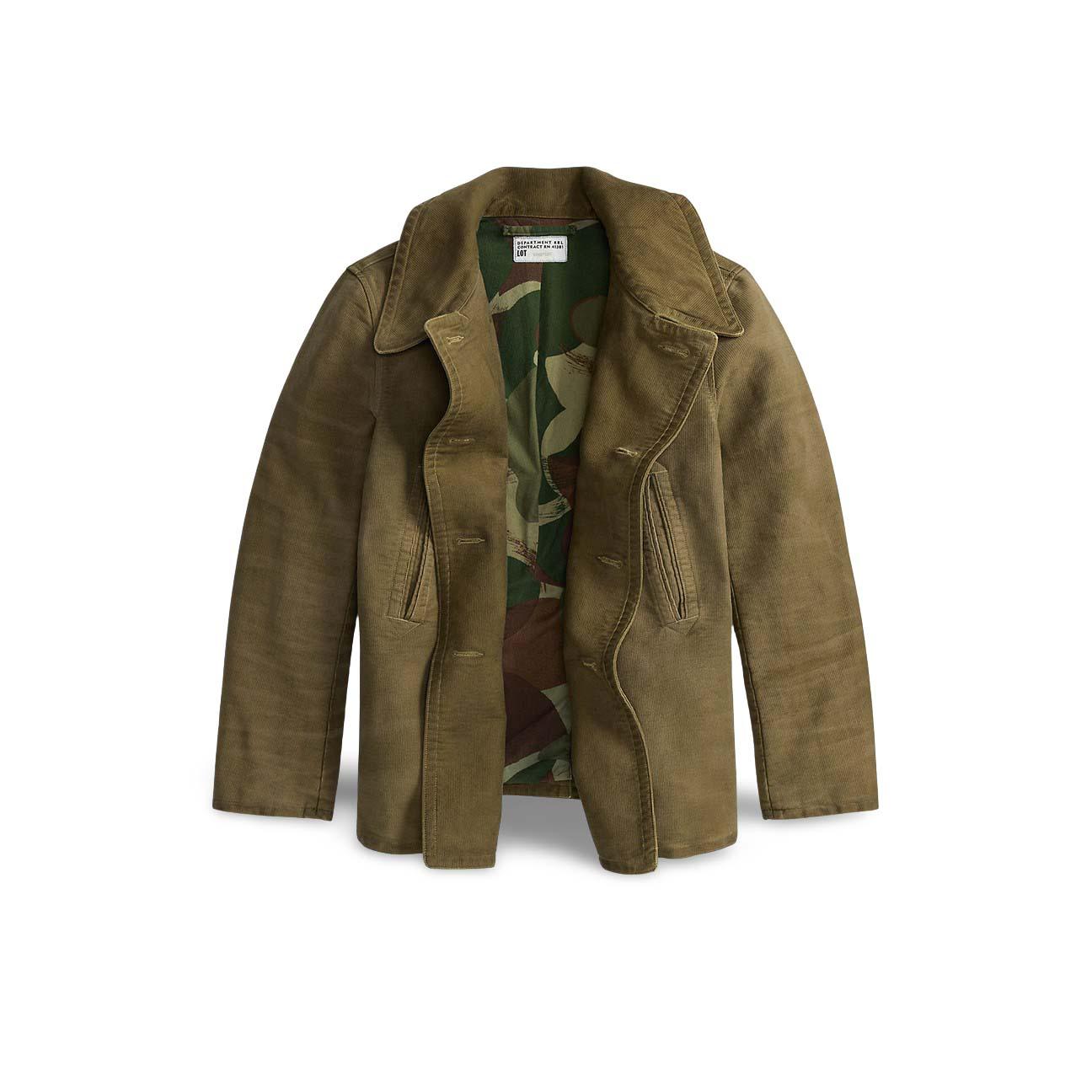 Peacot uomo Verde in cotone  Verde Militare 782P05090 001 RRL 
