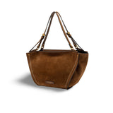 Borsa donna Bloom in pelle scamosciata Cognac BS12036 CM PL 099 GIANNI CHIARINI 