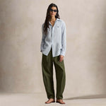 Camicia donna in lino Classic Fit 211A96158 003 POLO RALPH LAUREN 