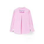 Camicia donna Meet Me in St Barth in cotone  a righe Rosa CYS0001 00810L     V MEET 21 MC2 SAINT BARTH 