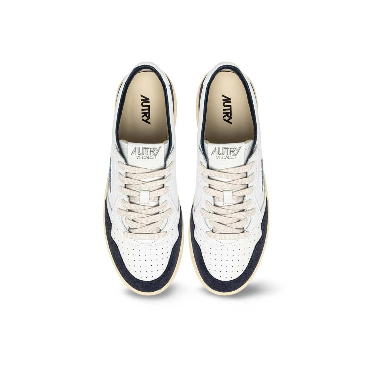 Sneakers uomo Medalist FT07 Bianco e Oceano AULM FT07 AUTRY 