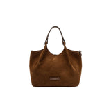 Borsa donna Dua in pelle scamosciata Cognac BS9779 CMPL 14283 GIANNI CHIARINI 