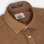 Camicia uomo in lino Bradford Tabacco BRAD TC TC162 M04 B.D. BAGGIES 
