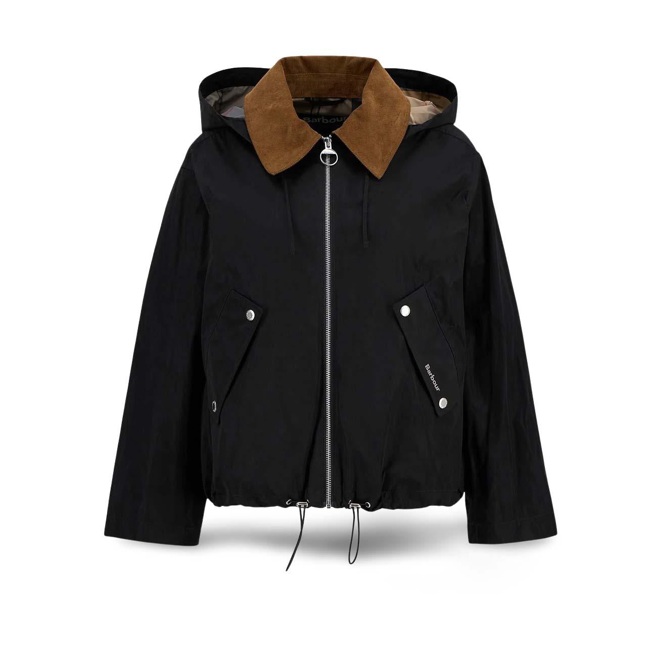 Giacca donna antipioggia Weaver Nero LSP0307 BK11 BARBOUR 