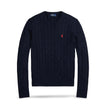 Maglia donna a trecce in cotone Blue