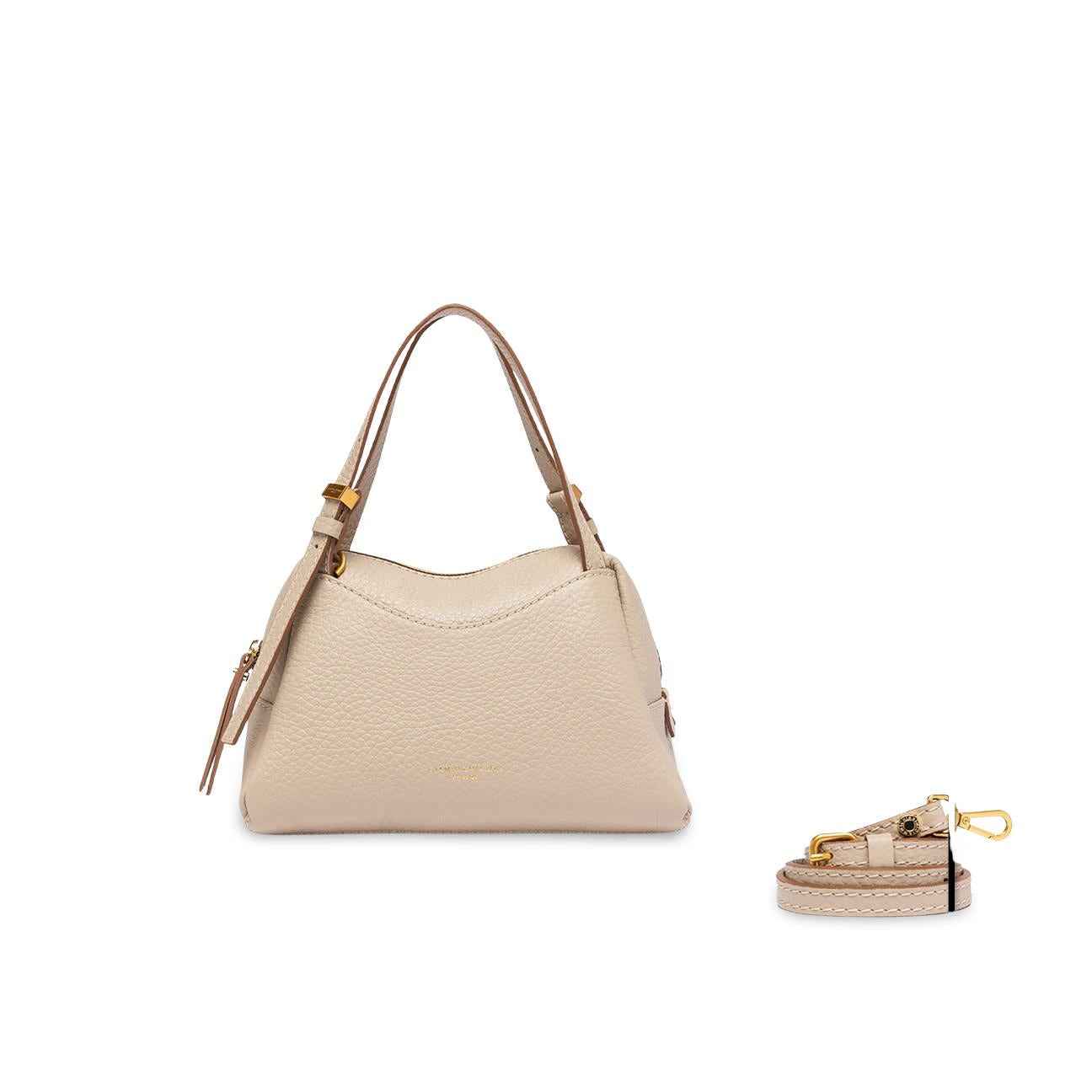 Borsa donna Dea in pelle Ecrù BS11525 TKL LAMB GIANNI CHIARINI 