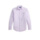 Camicia uomo Custom Fit in lino cotone seersucker Mauve 710B16700 003 POLO RALPH LAUREN 