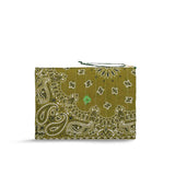 Pochette in bandana matelassè Green Bronze CAPOCHETTE GREEN BRONZE CALL IT BY YOUR NAME 