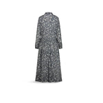 Abito Camicia Lungo in Cotone fantasia Blue ZELDA 2429 MILK 