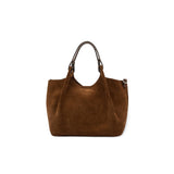 Borsa donna Dua in pelle scamosciata Cognac BS9779 CMPL 14283 GIANNI CHIARINI 