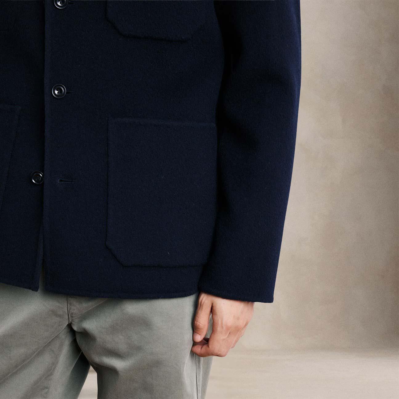 Giacca uomo Jay in lana double Blue BEF2121 JAY MEN 05 HARTFORD 