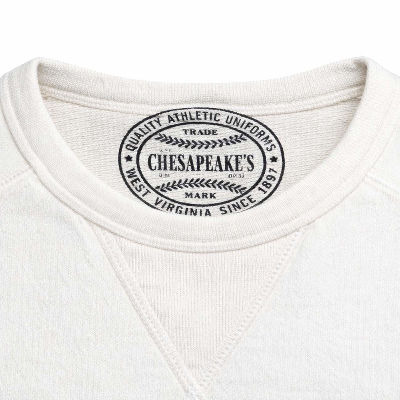 Felpa uomo in cotone Glendale Yankees Bianco GLENDALE 719 BIANCO CHESAPEAKE'S 