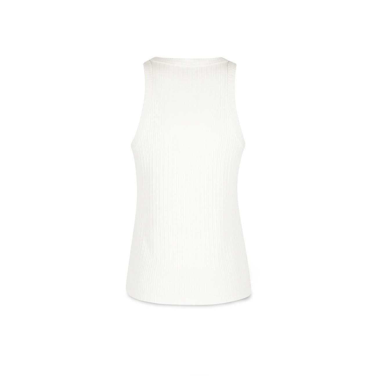 Top donna a coste Bianco FD3902 1033 CIRCOLO1901 