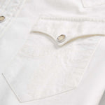 Camicia uomo Buffalo Western in popeline Bianco 782911286 001 RRL 