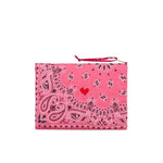 Pochette in bandana matelassè Rosa CAPOCHETTE STRAWBERRY CALL IT BY YOUR NAME 
