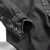 Camicia uomo western in denim Slim Fit Black 782911285001 BLACK RRL 