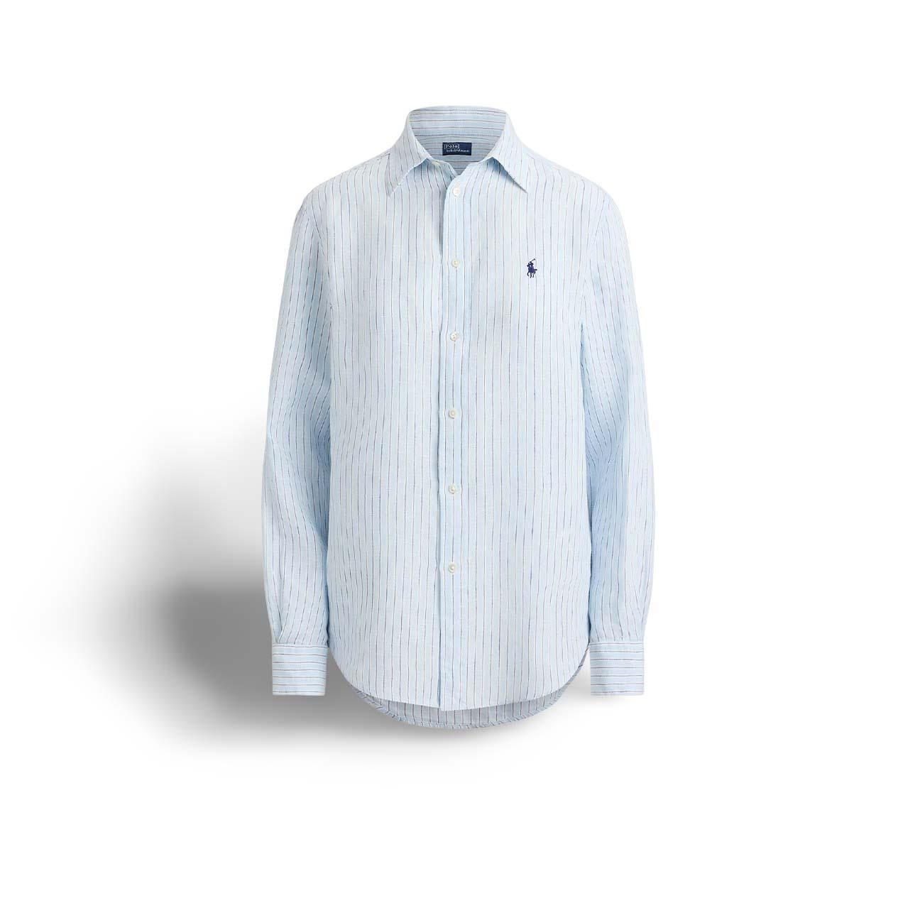 Camicia donna in lino Classic Fit 211A96158 003 POLO RALPH LAUREN 