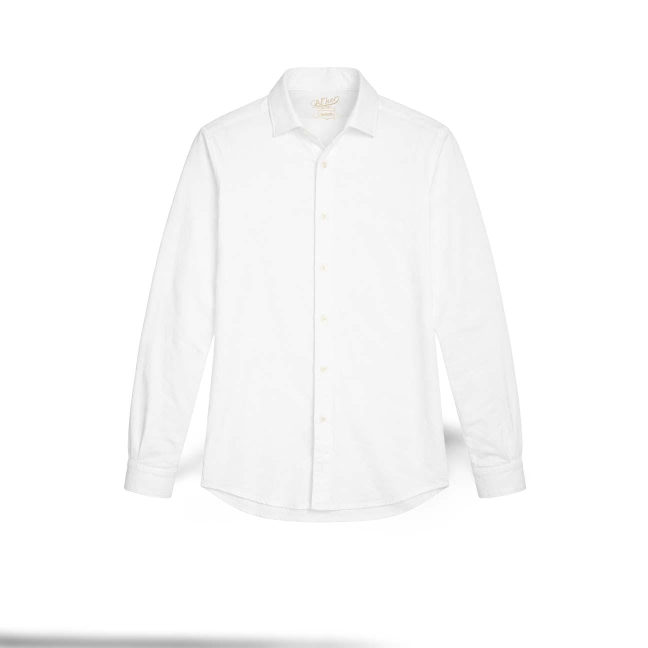 Camicia uomo in piquet Bianco BLKM 6502 WHITE BL'KER 