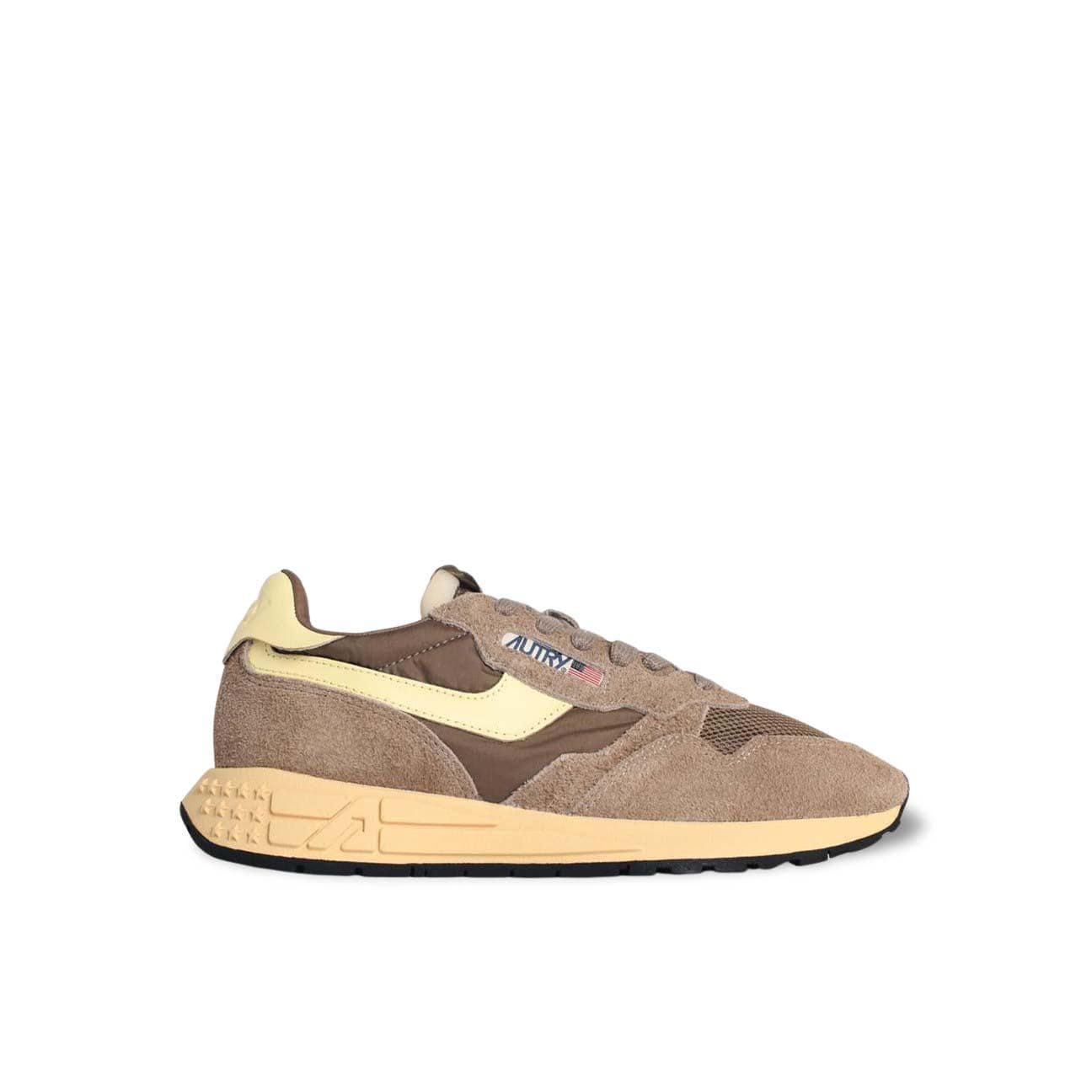 Sneaker uomo Reelwind Low Beige e Giallo WWLM UT43 AUTRY 